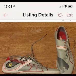 Men’s Puma Ferrari sneakers size 12